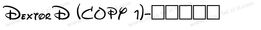 DextorD (COPY 1)字体转换